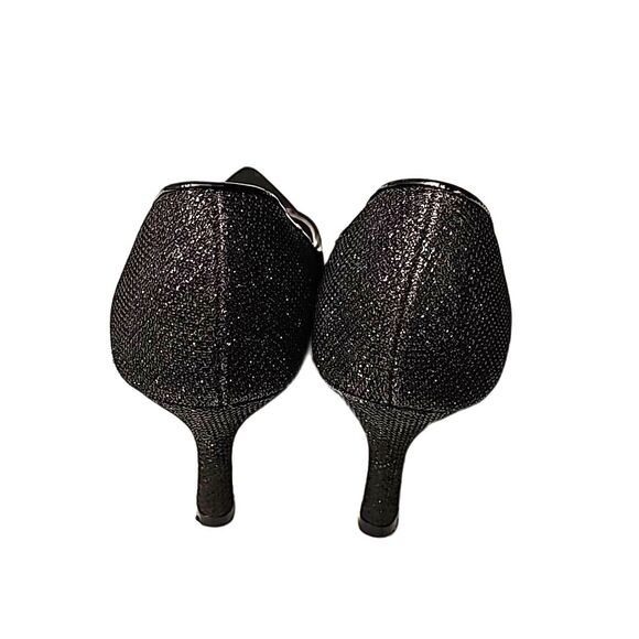 Shoes by Fioni Night Black Shimmer Size 5 - Picture 4 of 6